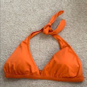Orange bathing suit top